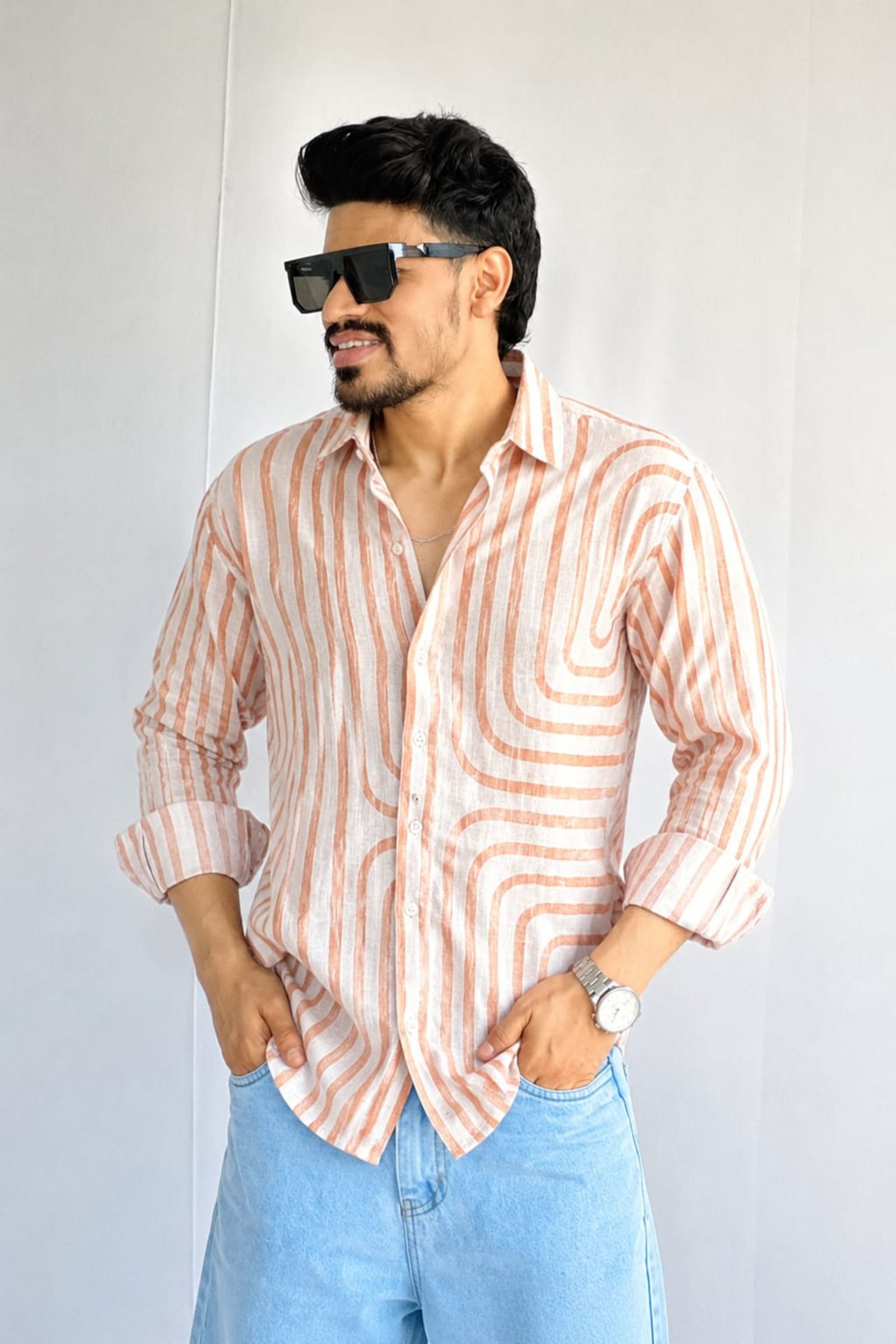Pink Striped
