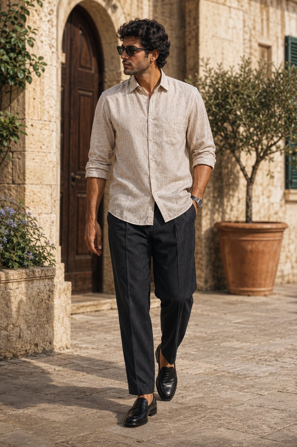 THREADSKY Linen Ease Brown
