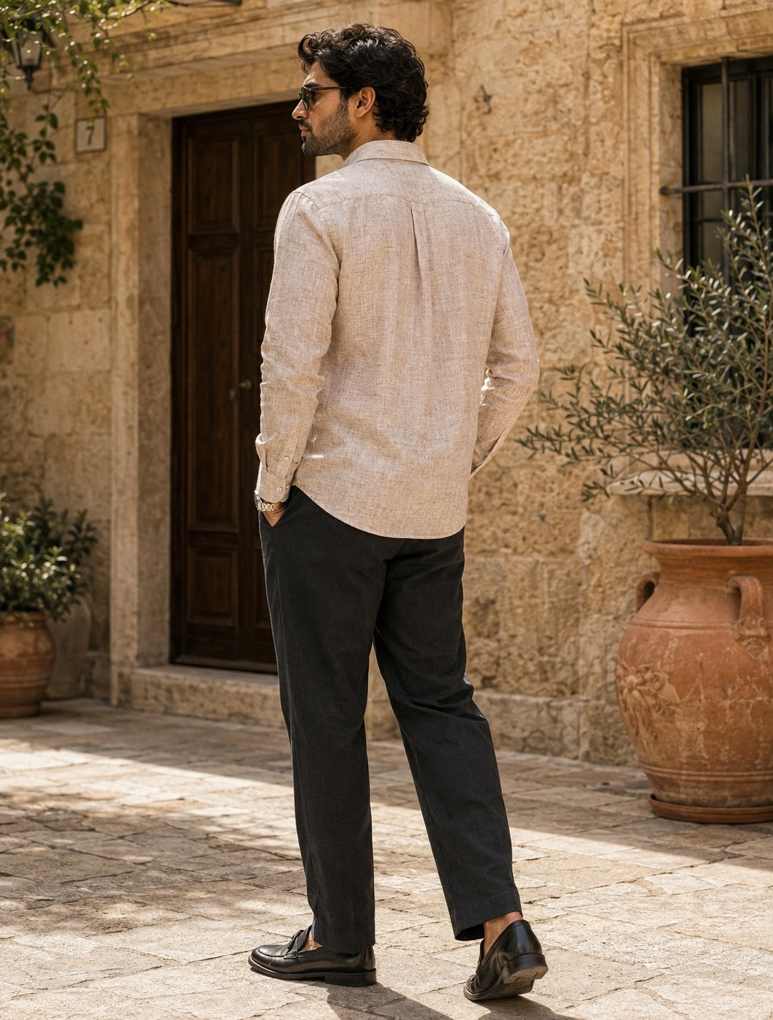 THREADSKY Linen Ease Brown