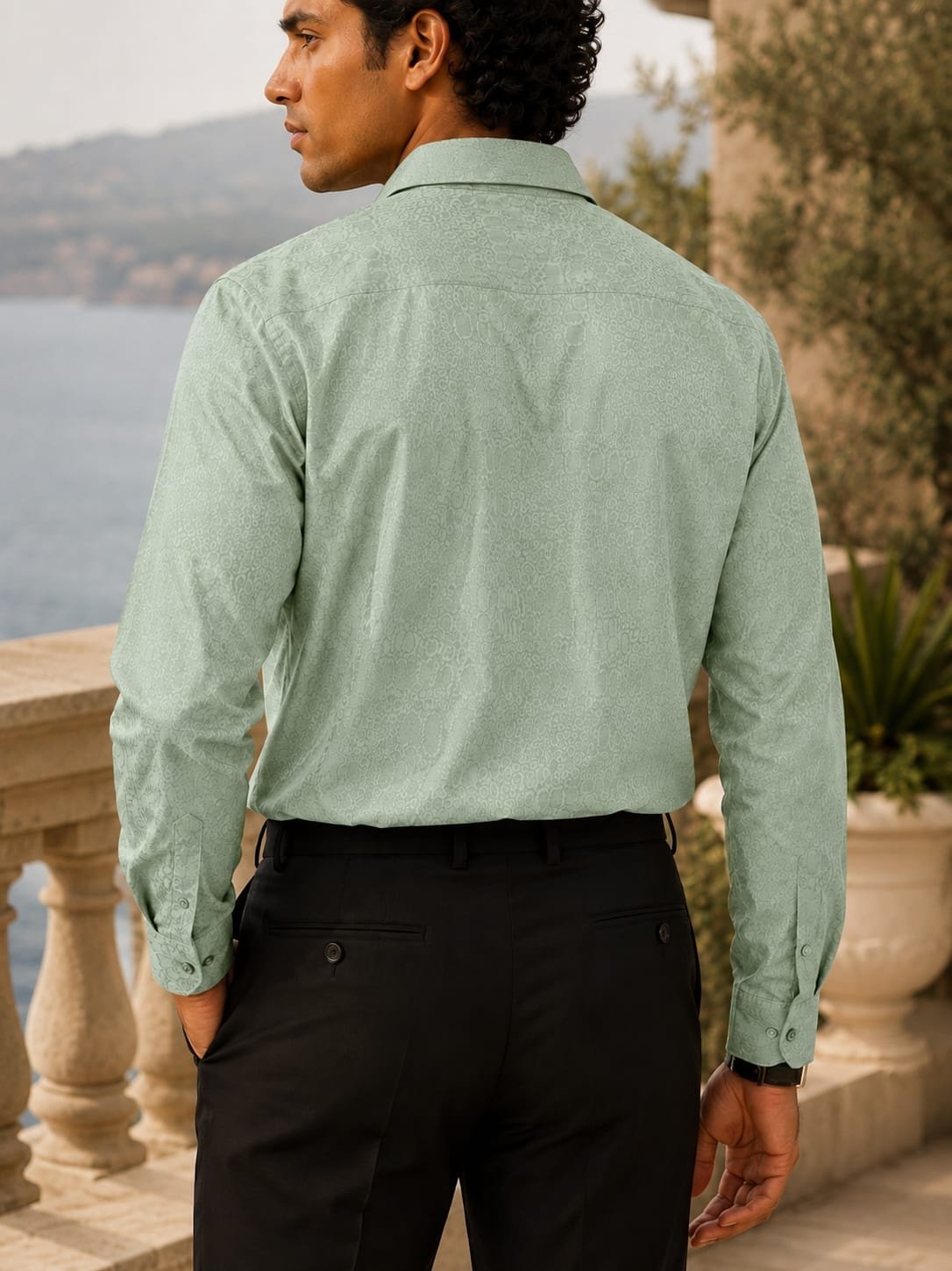 THREADSKY Royal Weave Green