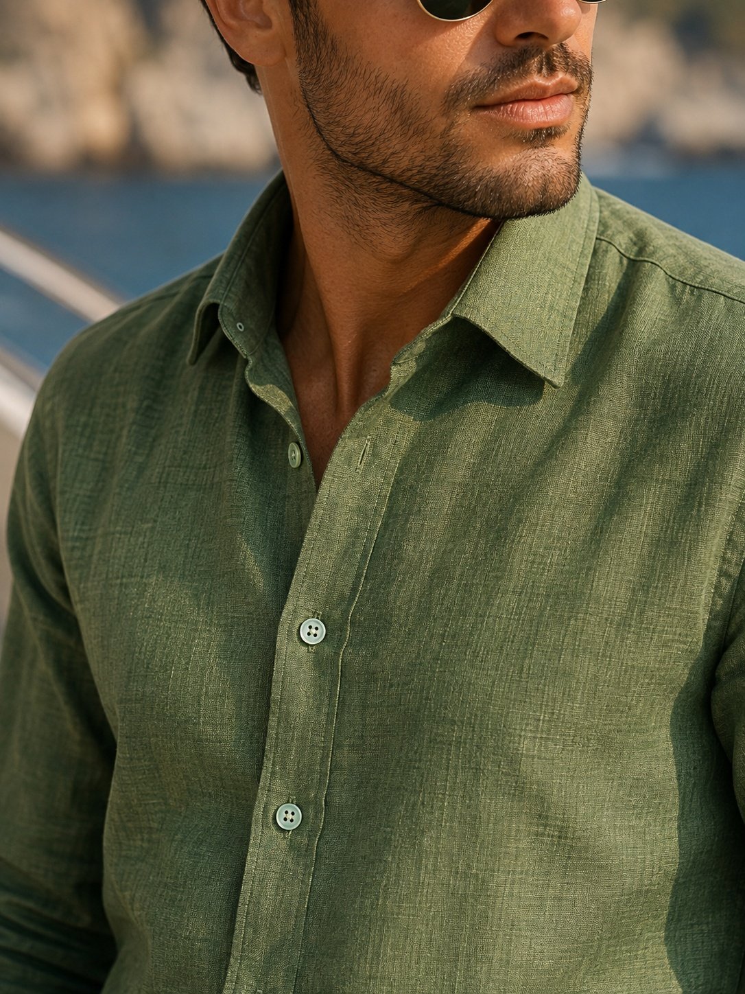 THREADSKY Core Linen Green