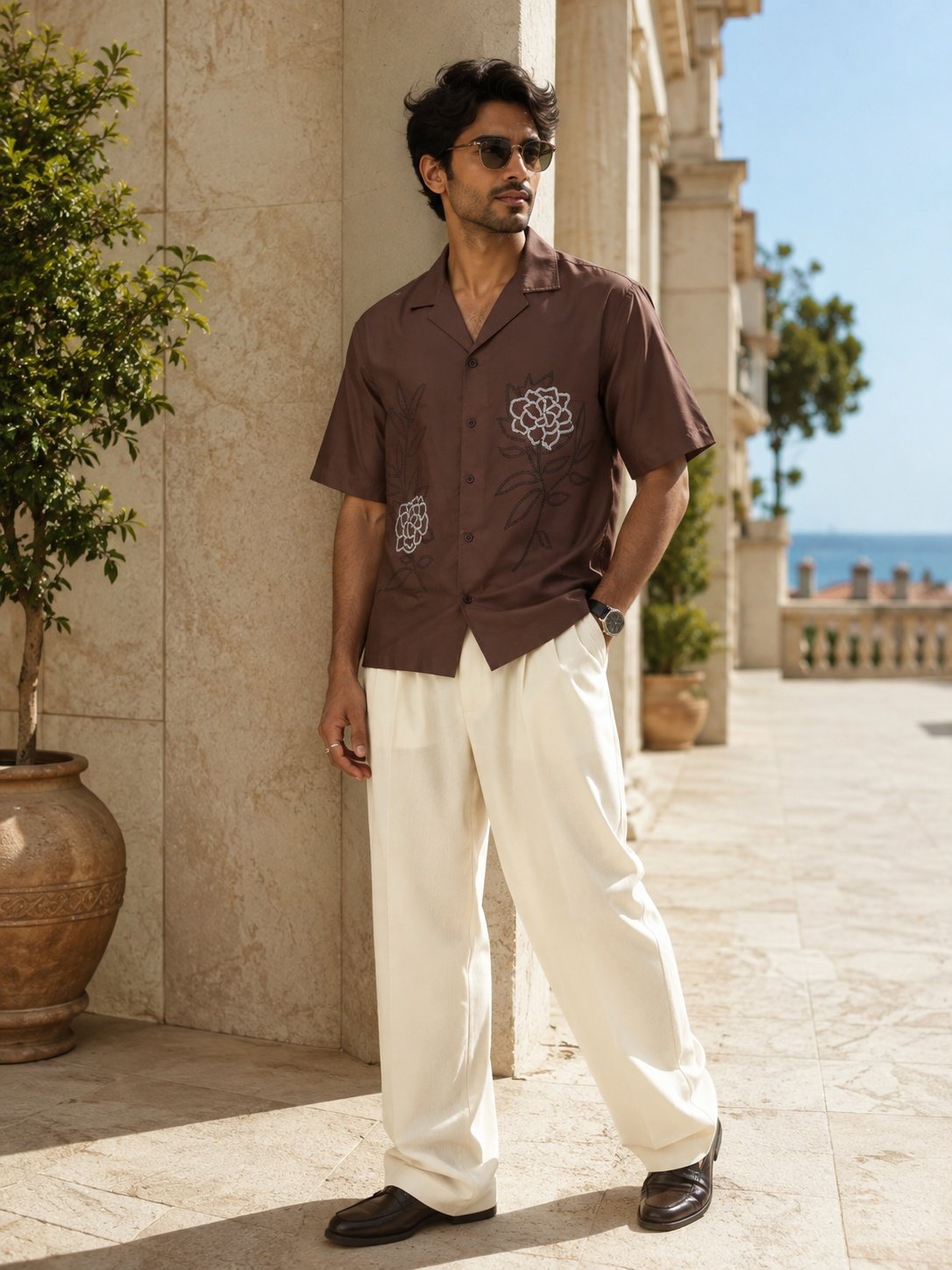 THREADSKY Stone Drift Rose Brown